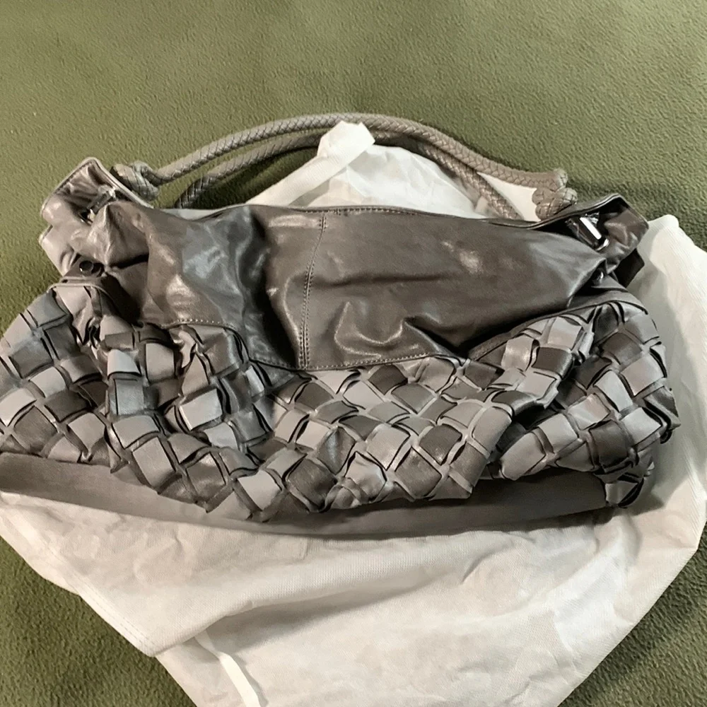 Laurel & Sunset two-tone grey purse - Picture 1 of 5
